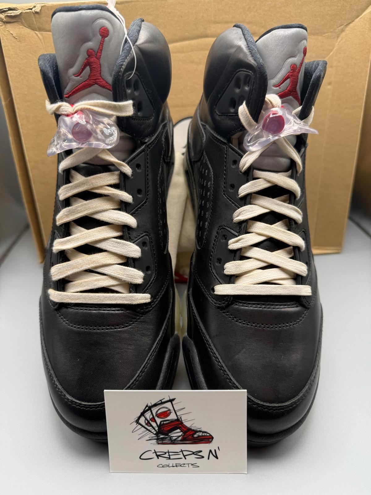 Size 9 Jordan 5 Retro Premio Bin 23 Black New Authentic RARE