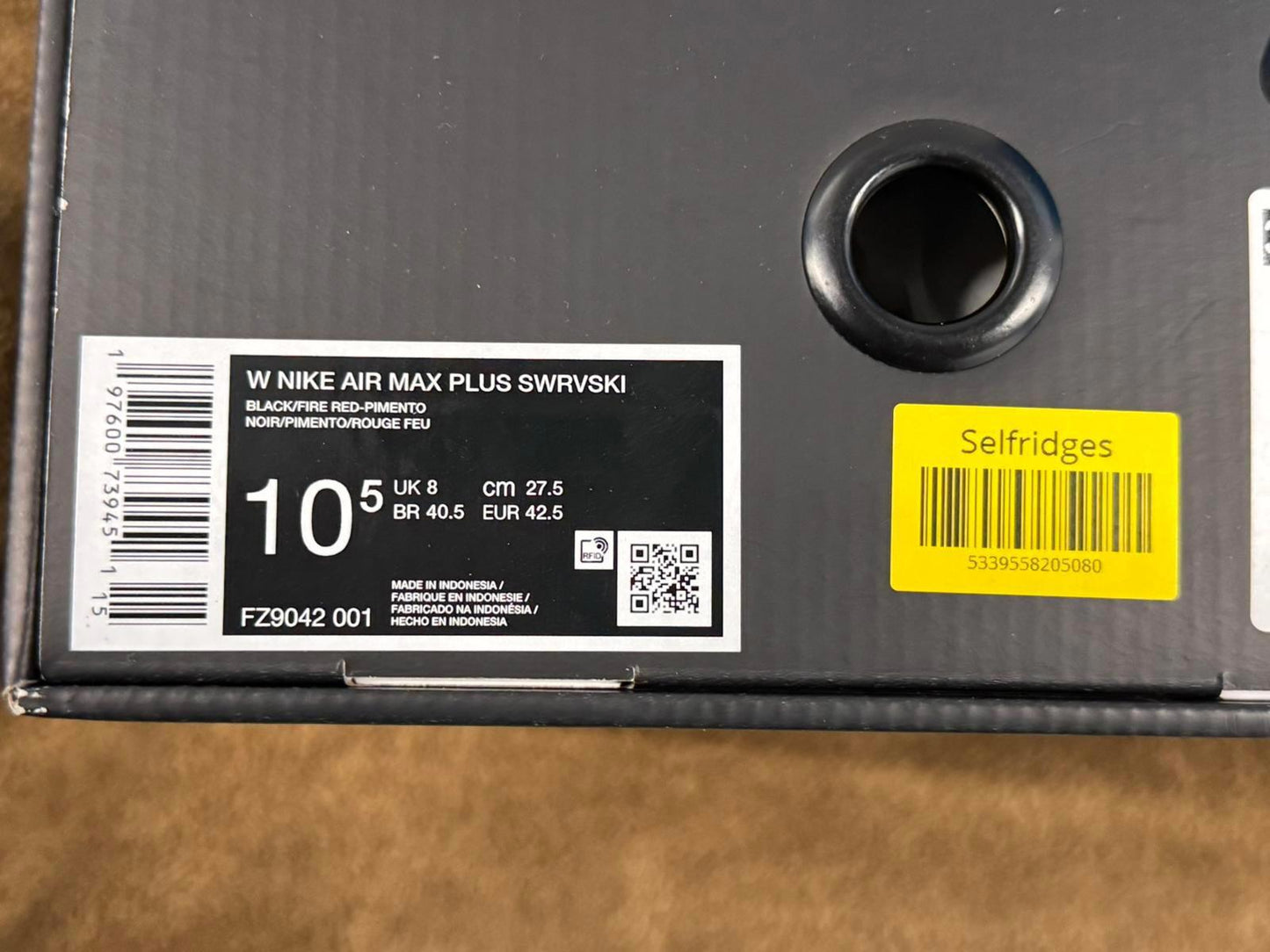 Size 8(W) Nike Air Max Plus Swarovski Sunset (Women's)