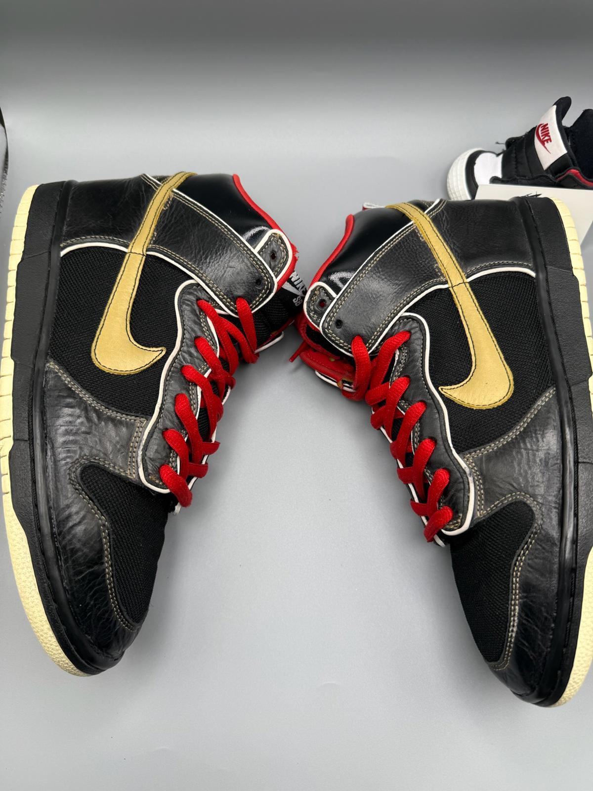 Size 9 Nike SB Dunk High Premium 'Marshall Amps' 313171-071 Used