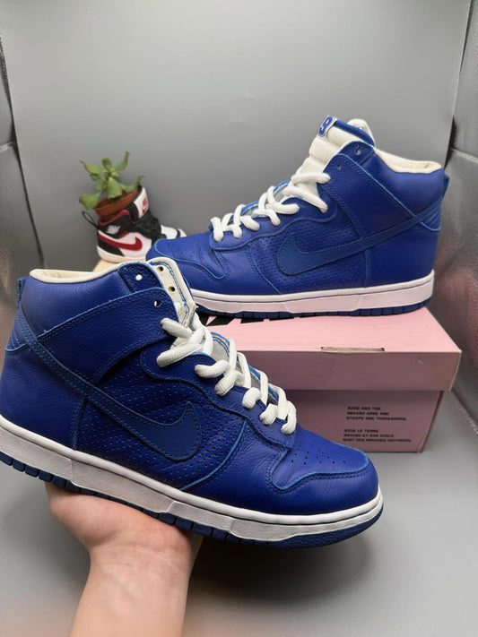 SIze 8 SB Dunk High T19 Royal Blue 305050-441 OG all