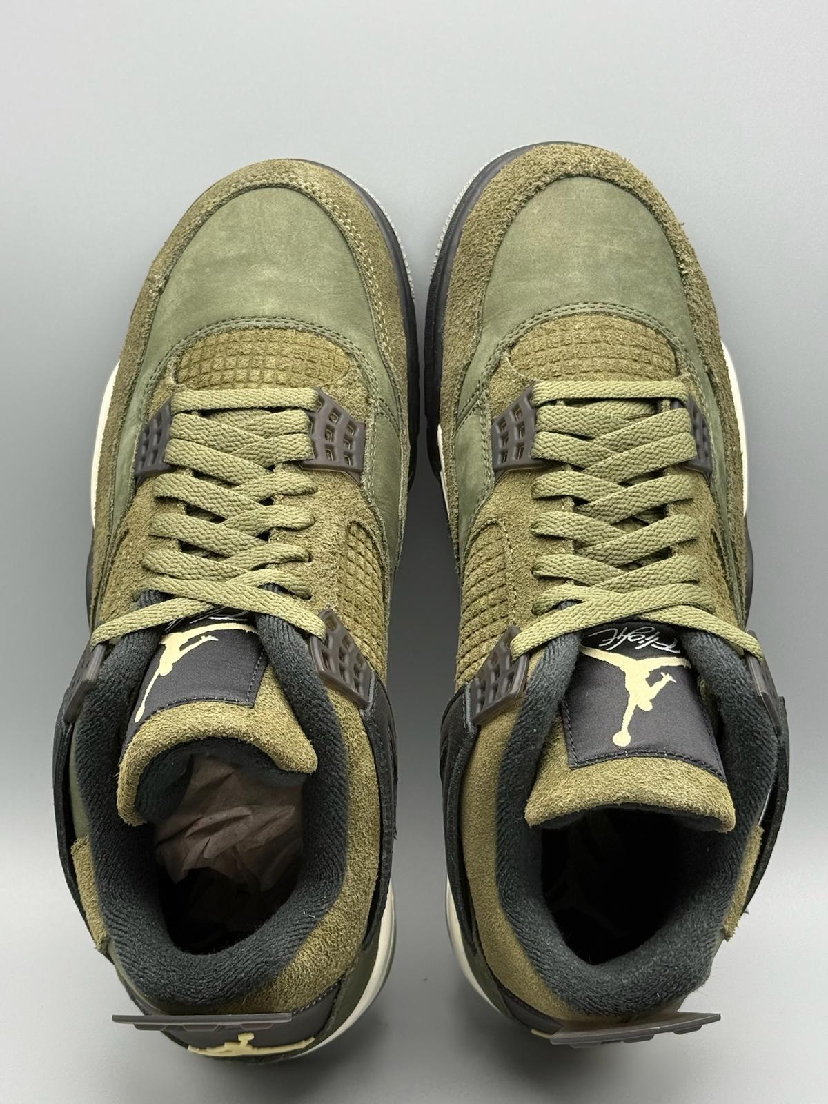 UK 7.5 Nike Jordan 4 Retro SE Craft 'Olive' Brand New Authentic