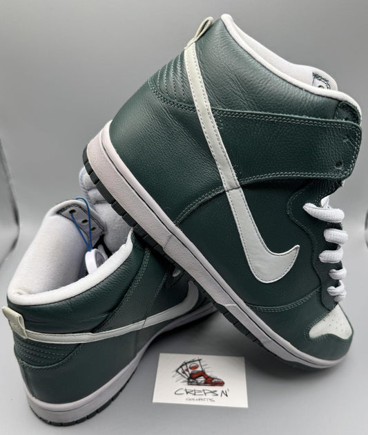 Size 9 SB Dunk High Ghost Green OG All Used
