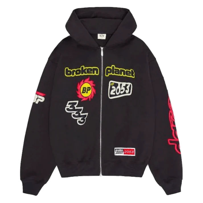 Broken Planet Performance Zip Up Hoodie