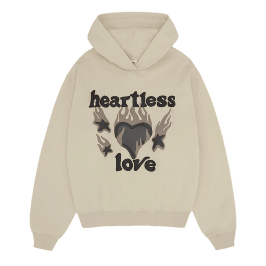 Broken Planet Heartless Love Hoodie Bone White