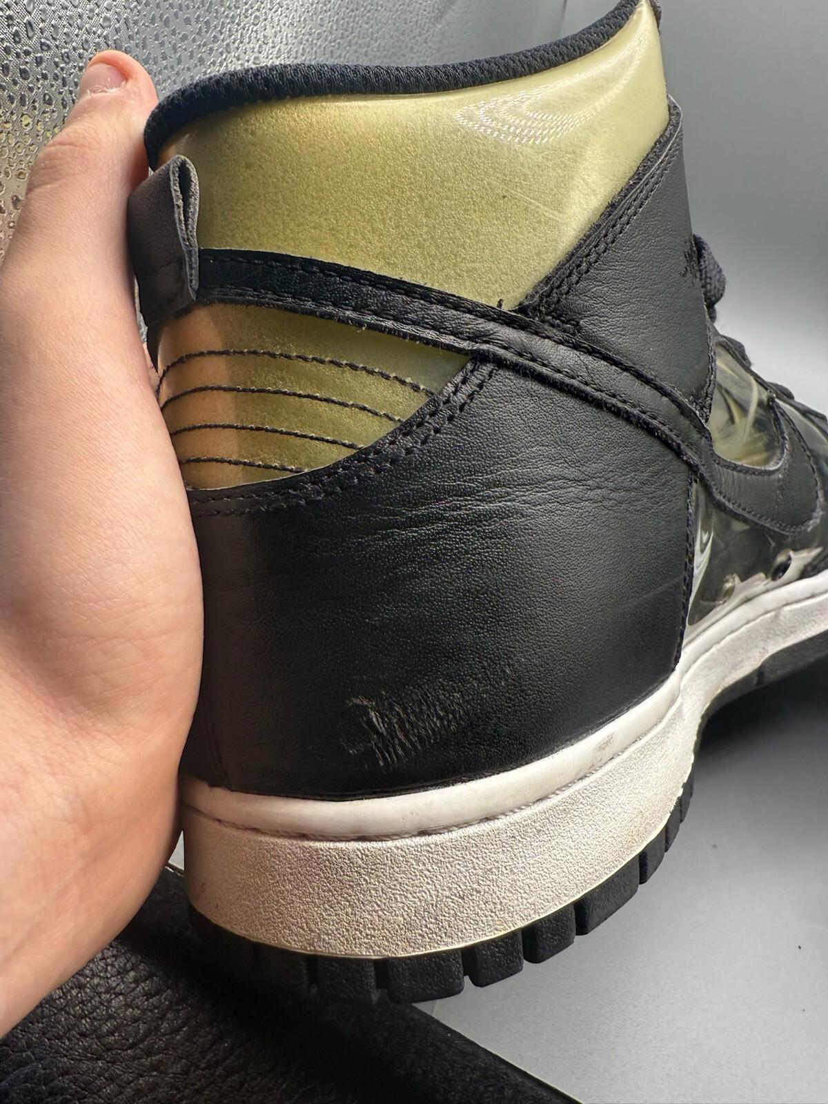 Size 11 Nike Dunk High Comme Des Garcons Clear lot