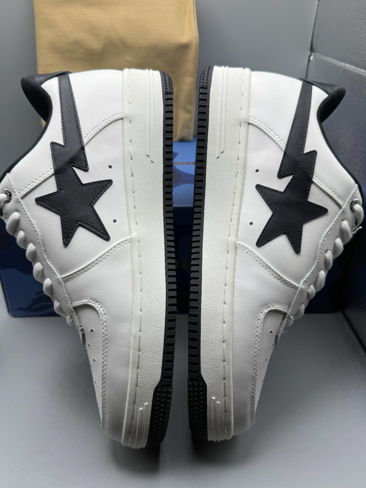 Size 10 ABathing Ape Bape Sta Low x JJJJound White Navy
