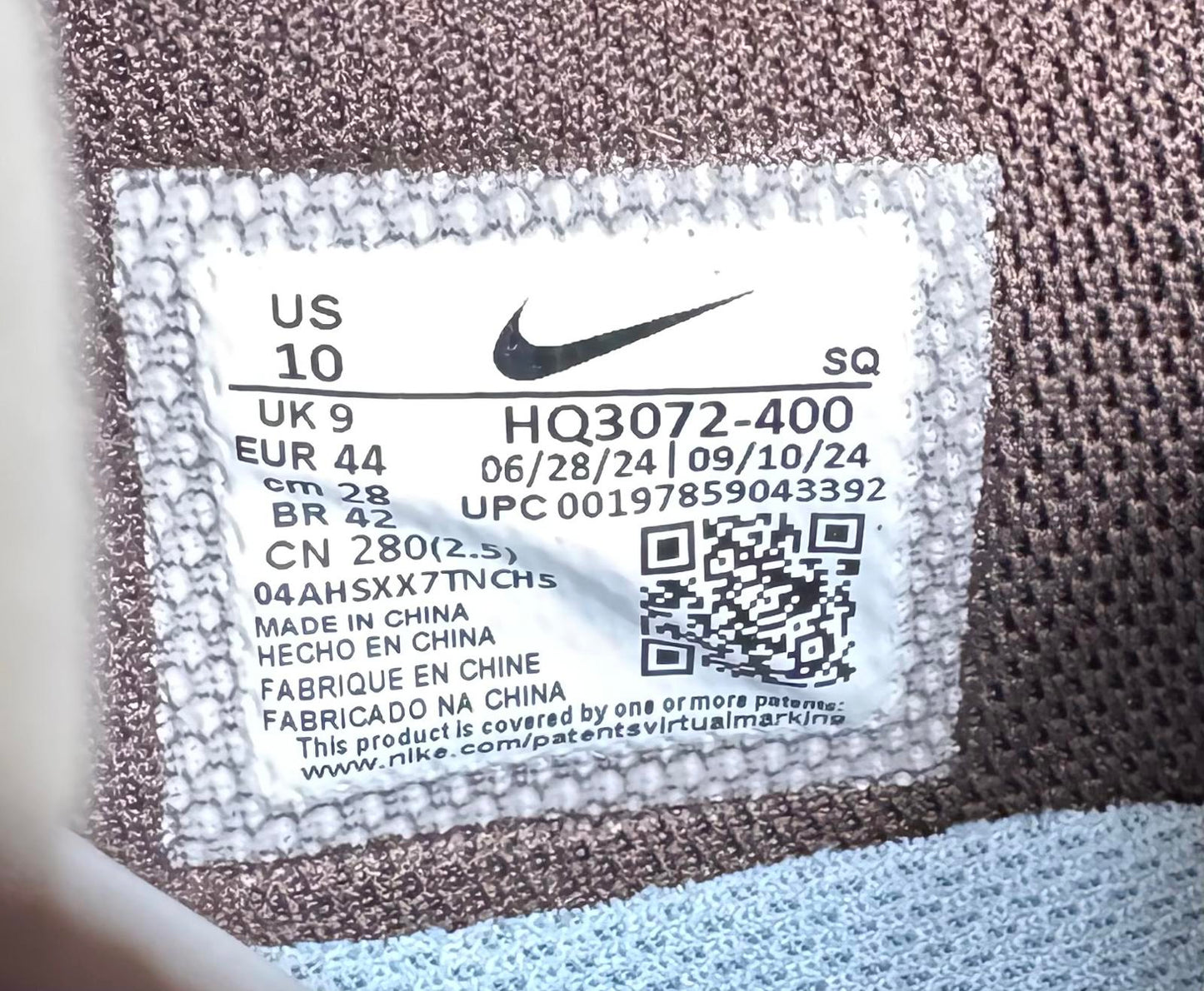 UK Size 9 Nike Travis Scott Field Jaxx Leche Blue NEW