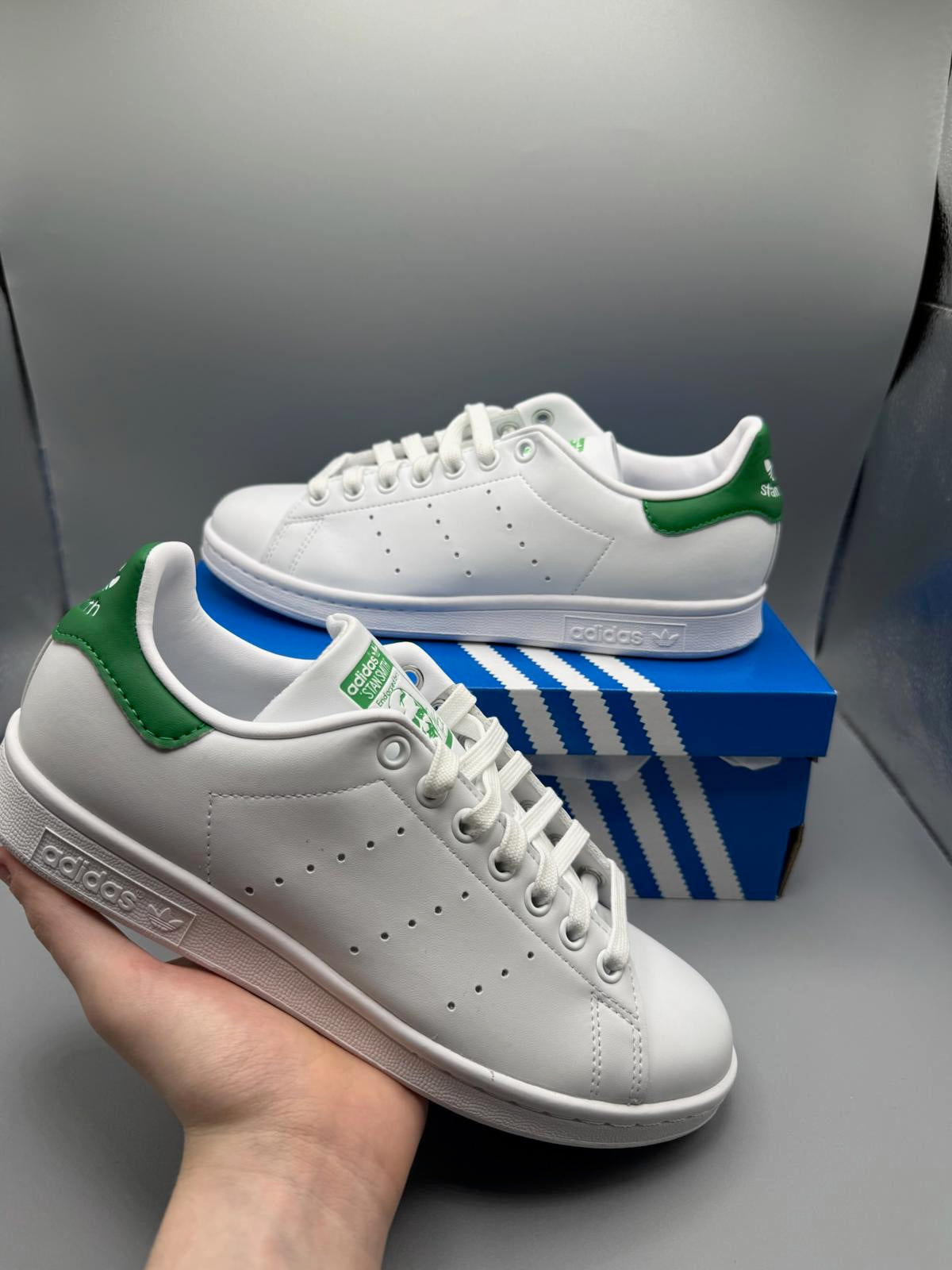 Size 6 adidas Stan Smith White Green Brand New