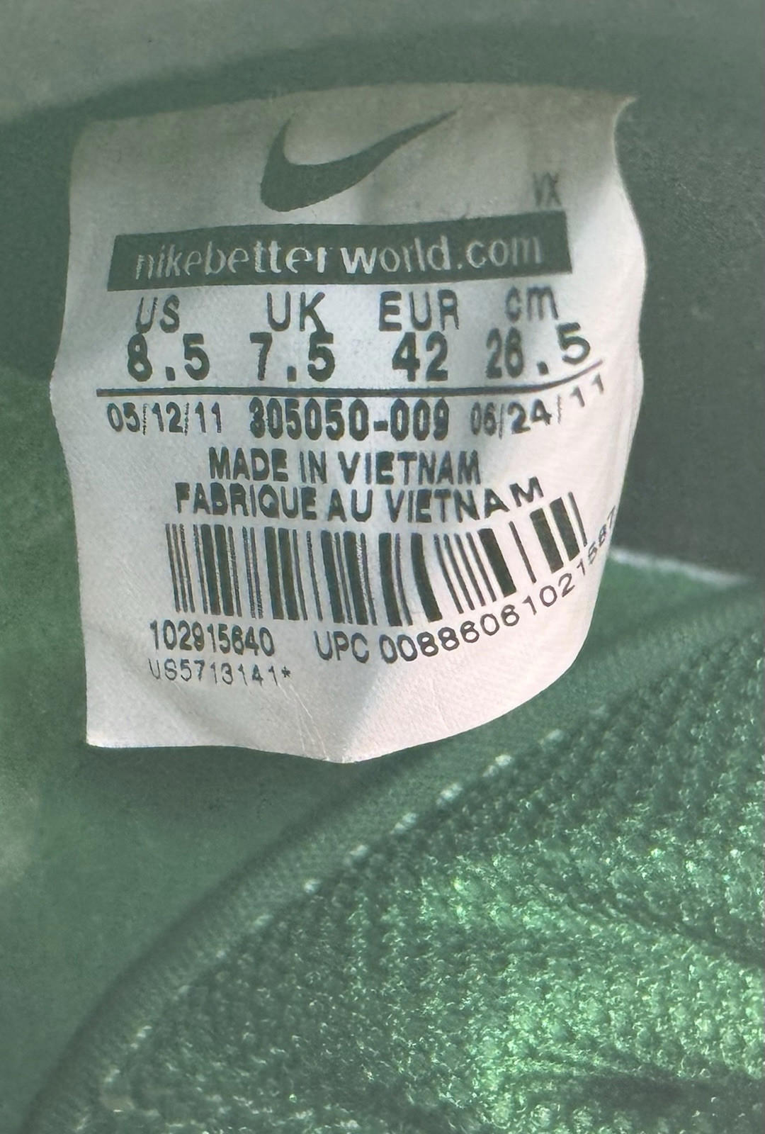 Size 7.5 SB Dunk Jägermeister Used OG Box