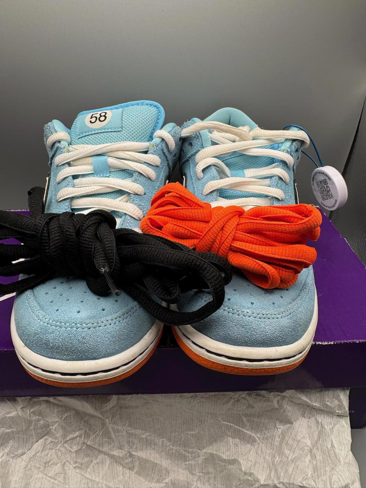 Size 6 Nike SB Dunk Low Gulf Used Clean