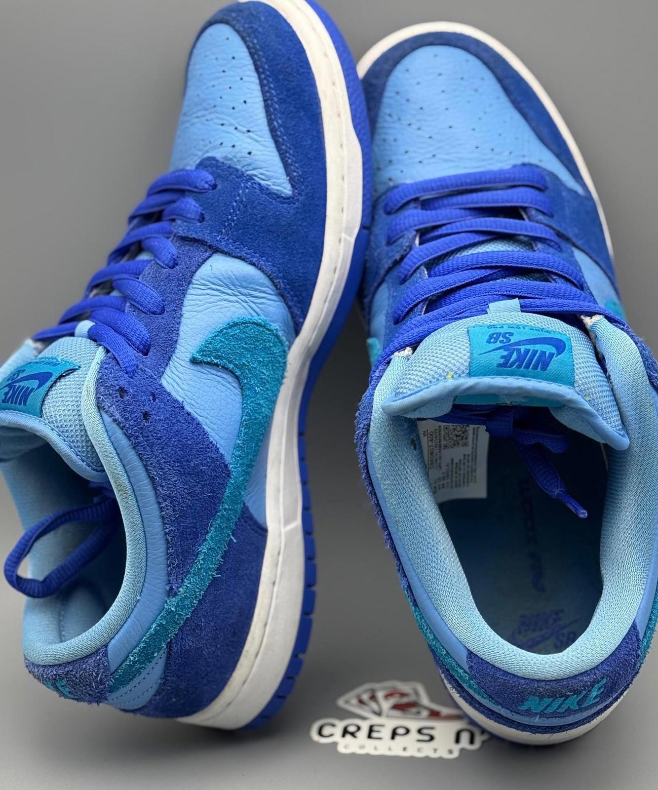 Size 7 SB Dunk Low Blue Raspberry USED