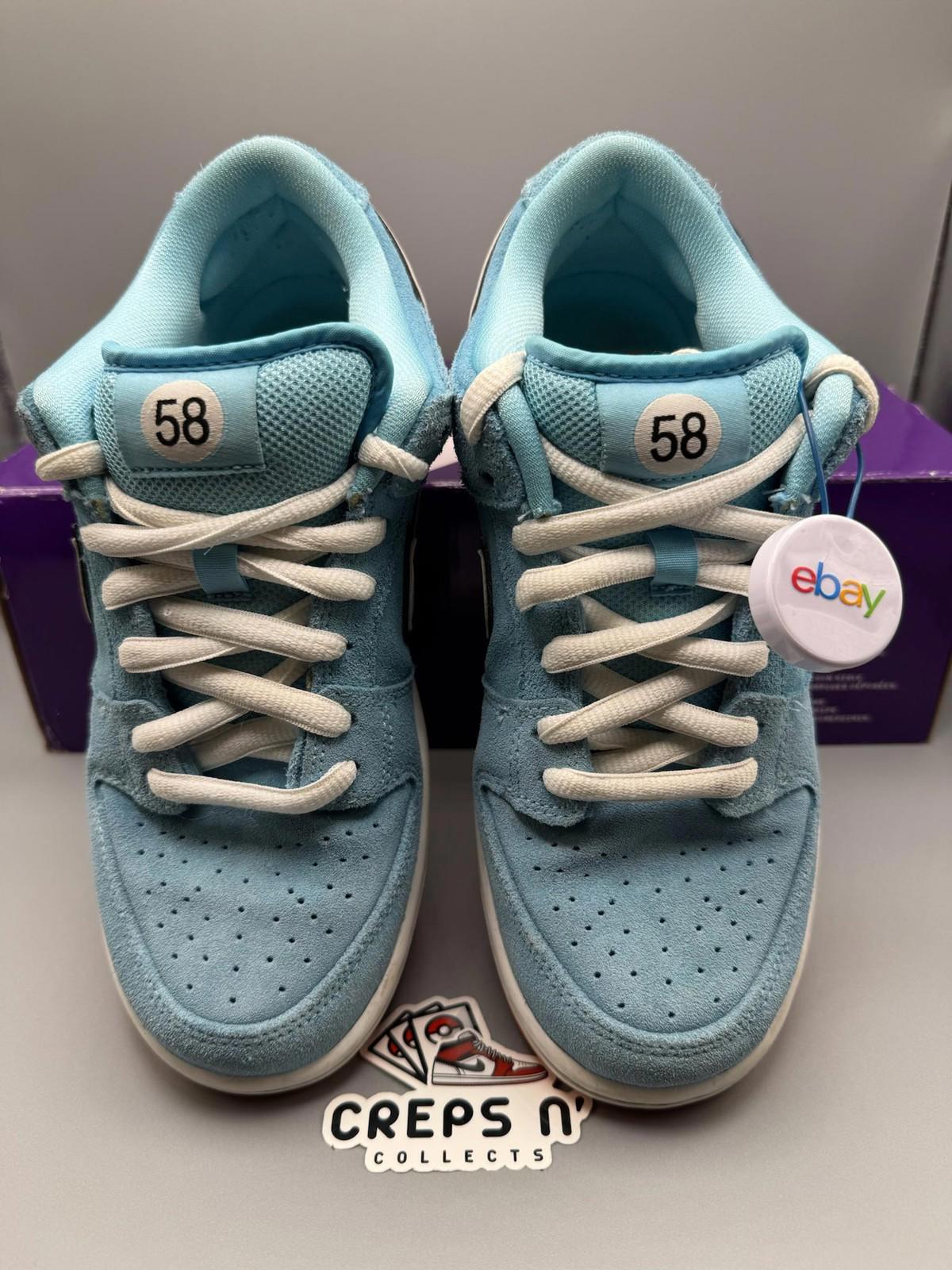 Size 6 Nike SB Dunk Low Gulf Used Clean