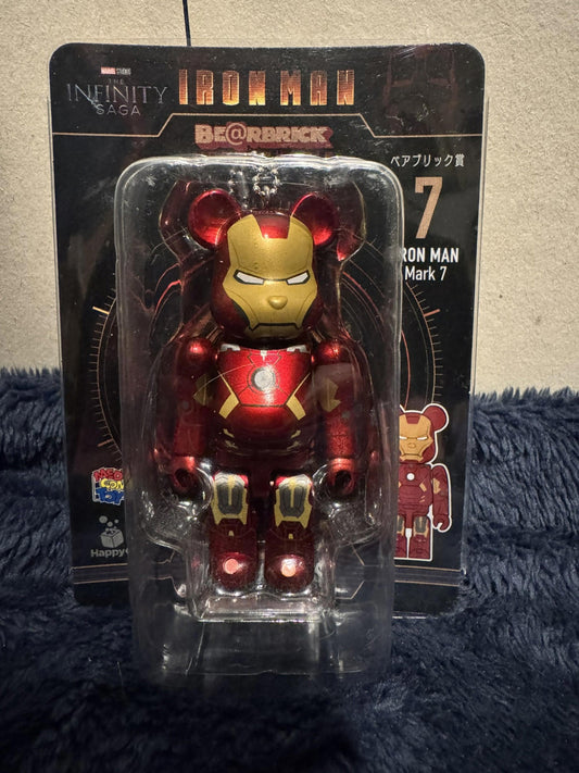 Marvel / Avengers Iron Man #7 Bearbrick 100% Mark 7 Japan Sedition