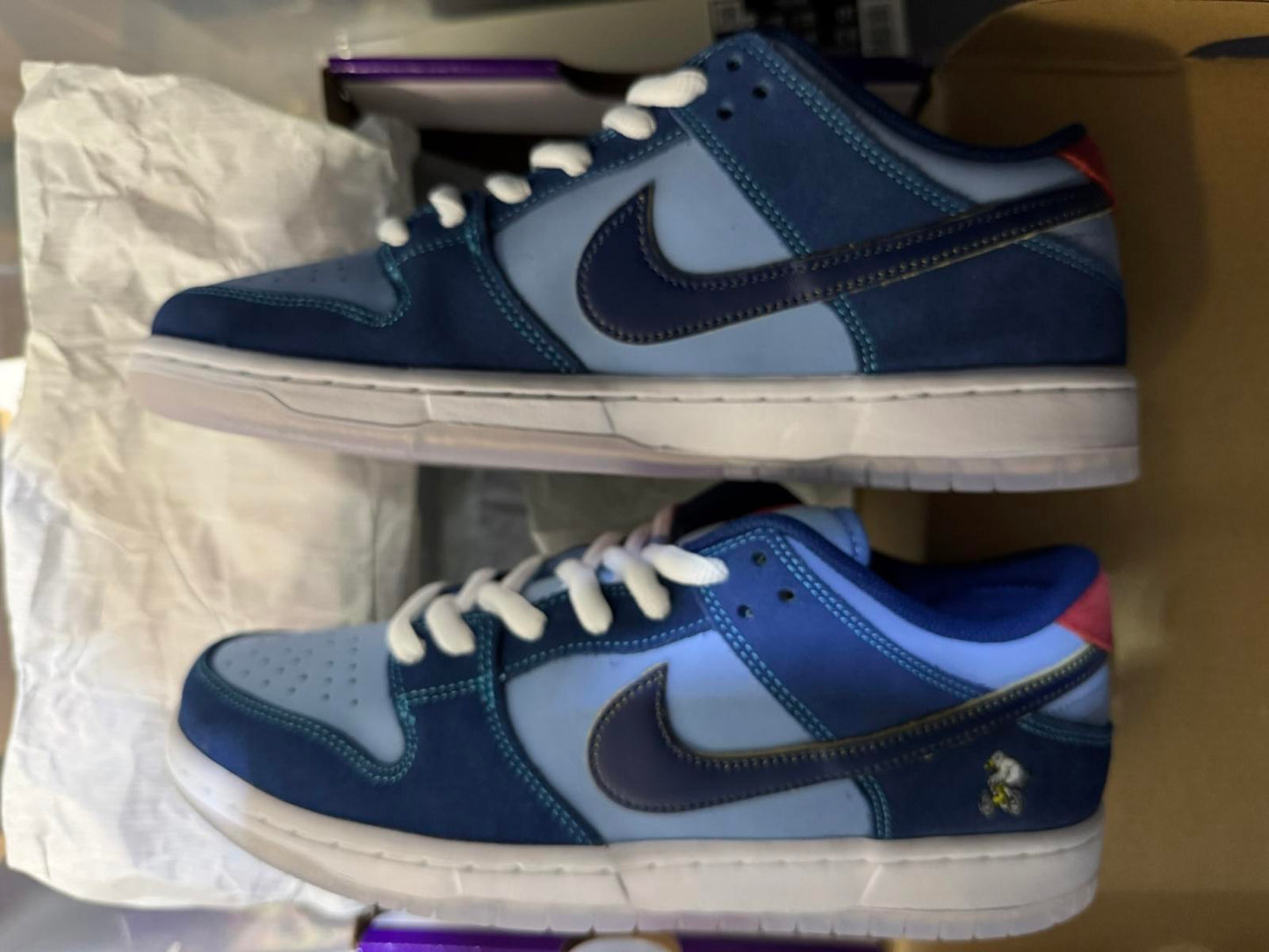 Size UK 8 Nike SB Dunk Low Pro Why So Sad? NEW DS