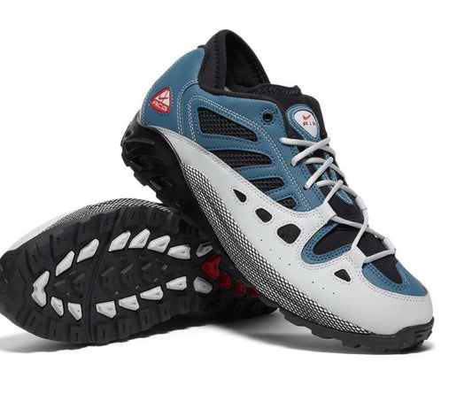 UK 6 Nike ACG Air Exploraid Green/Red/Black/Neutral Grey
