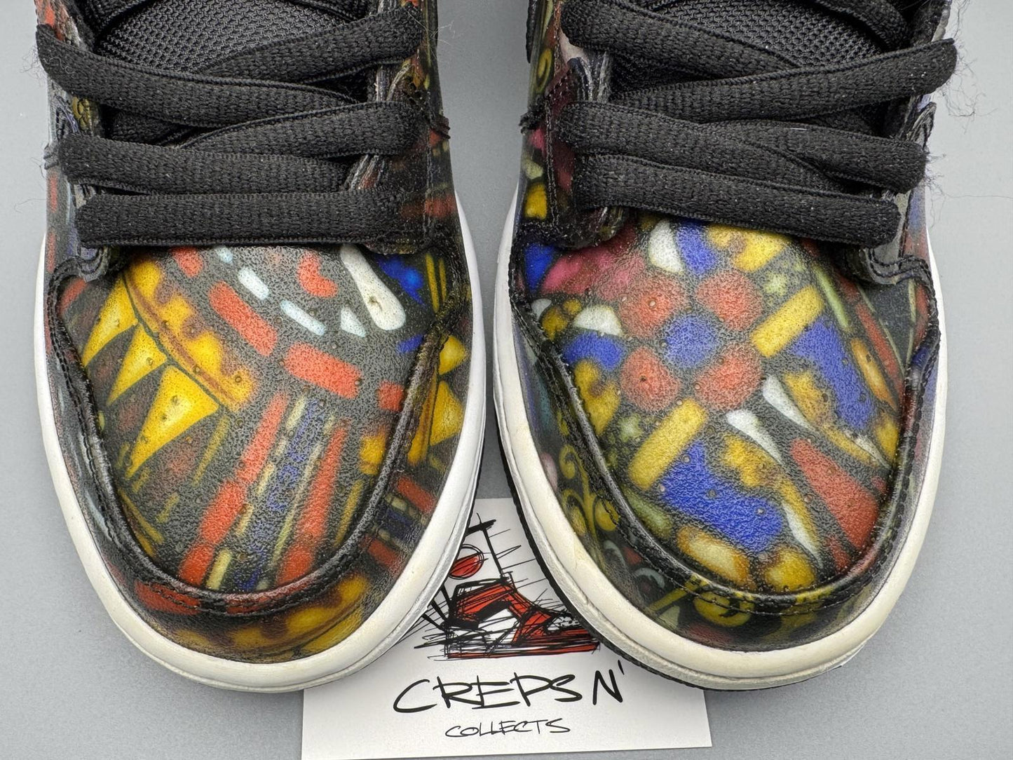 Size 8 Nike SB Dunk High Concepts Stained Glass US 9 EU 42.5