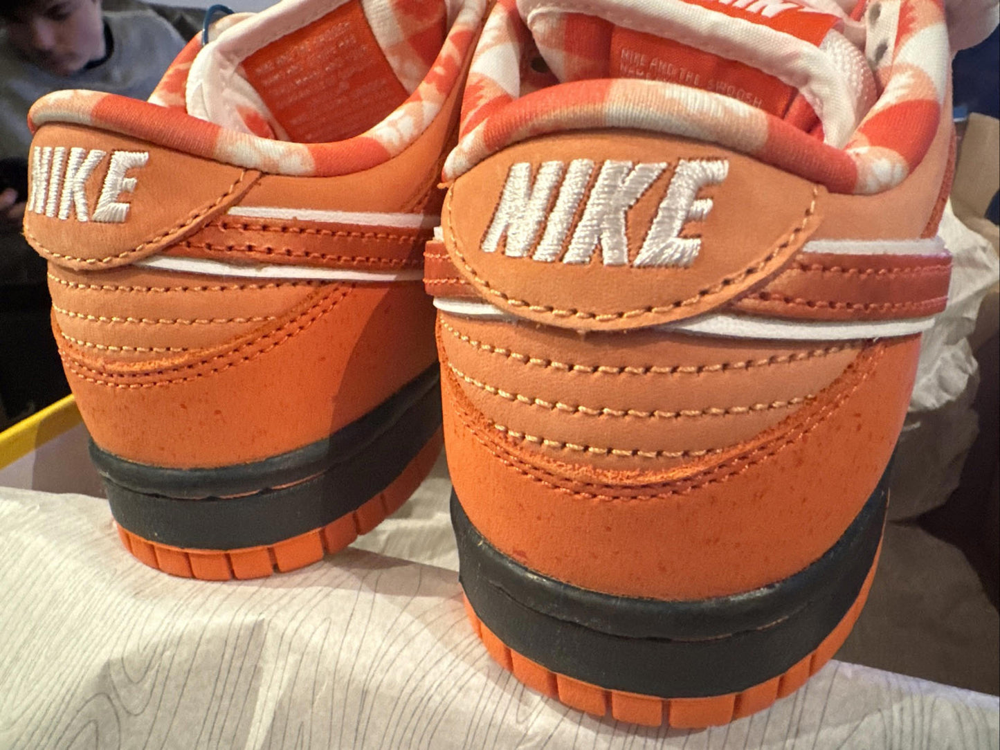 Nike SB Dunk Low Concepts Orange Lobster UK3.5 Brand New