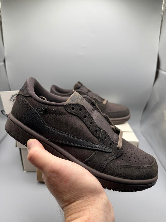 Size 4.5 Jordan 1 Travis Scott Velvet Browns NEW