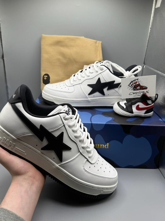 Size 9 UK A Bathing Ape Bape Sta Low x JJJJound White Navy