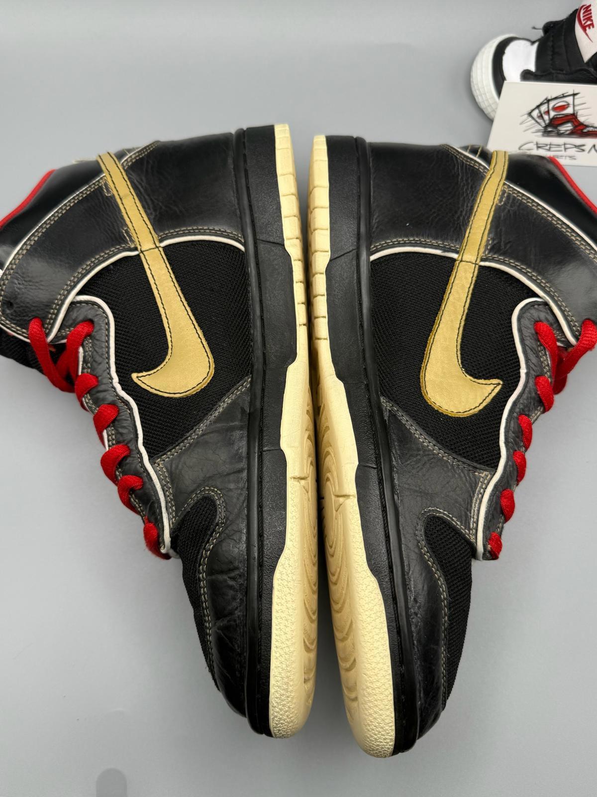 Size 9 Nike SB Dunk High Premium 'Marshall Amps' 313171-071 Used