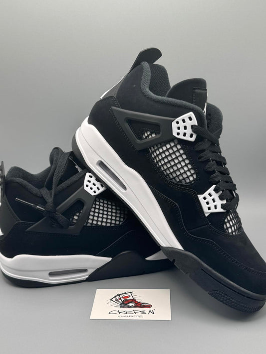 Size 8 Jordan 4 White Thunder New DS