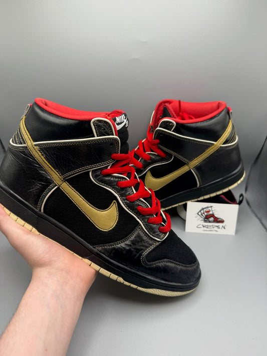 Size 9 Nike SB Dunk High Premium 'Marshall Amps' 313171-071 Used