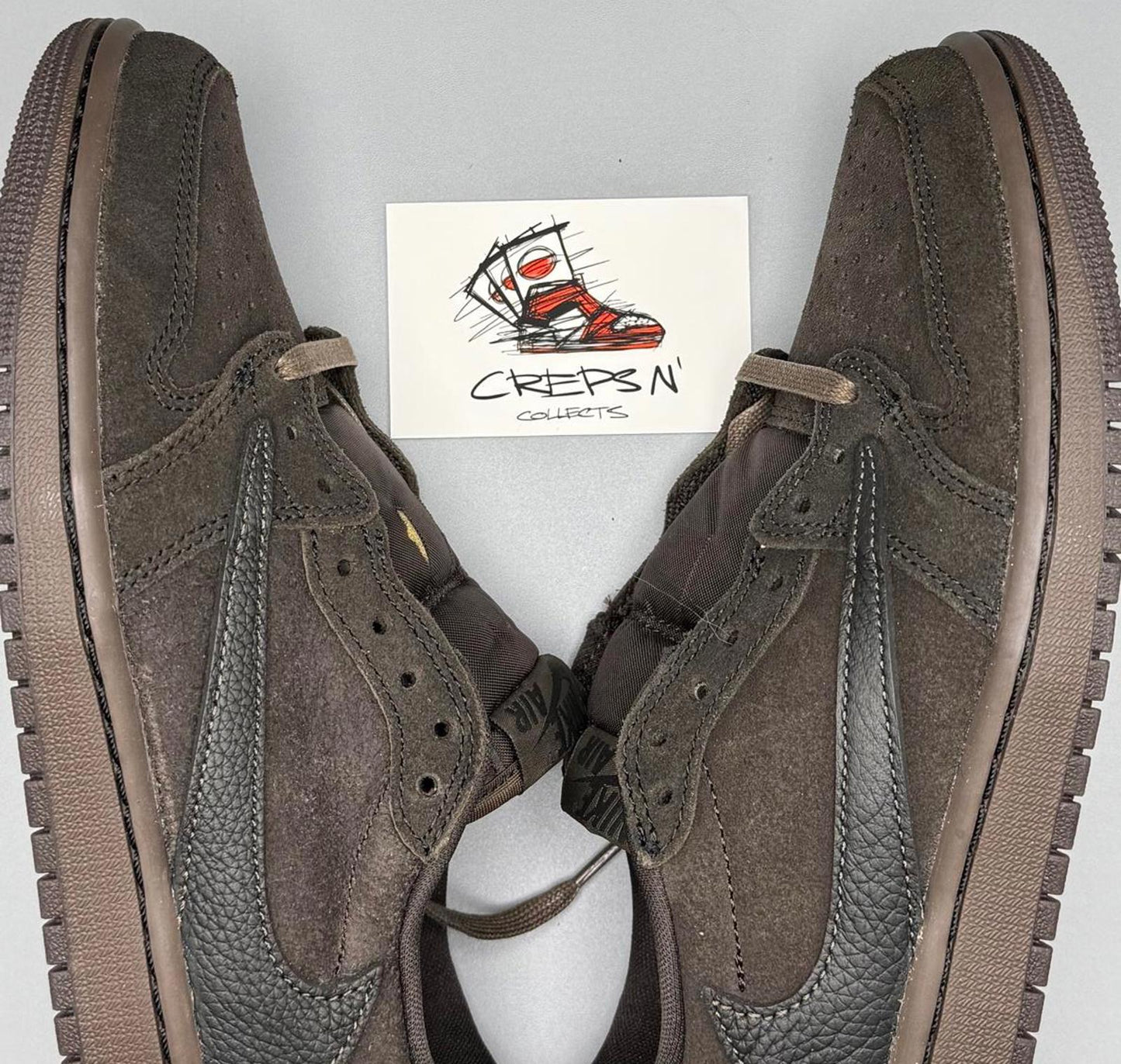 Size 4.5 Jordan 1 Travis Scott Velvet Browns NEW
