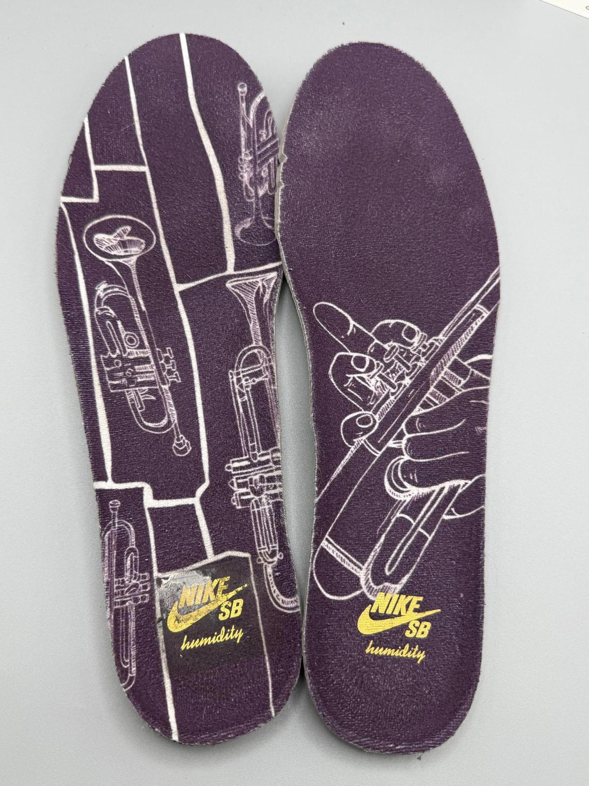 Size 9.5 SB Dunk Humidity Metallic Gold Used