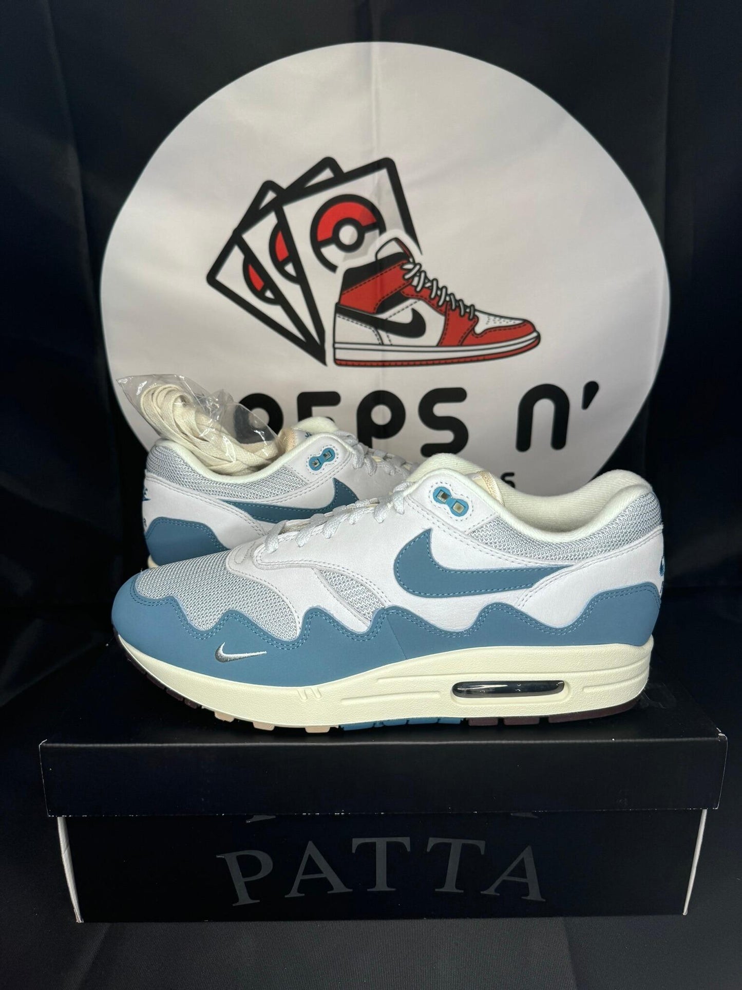 Nike Air Max 1 Patta Waves Noise Aqua (No Bracelet)-0